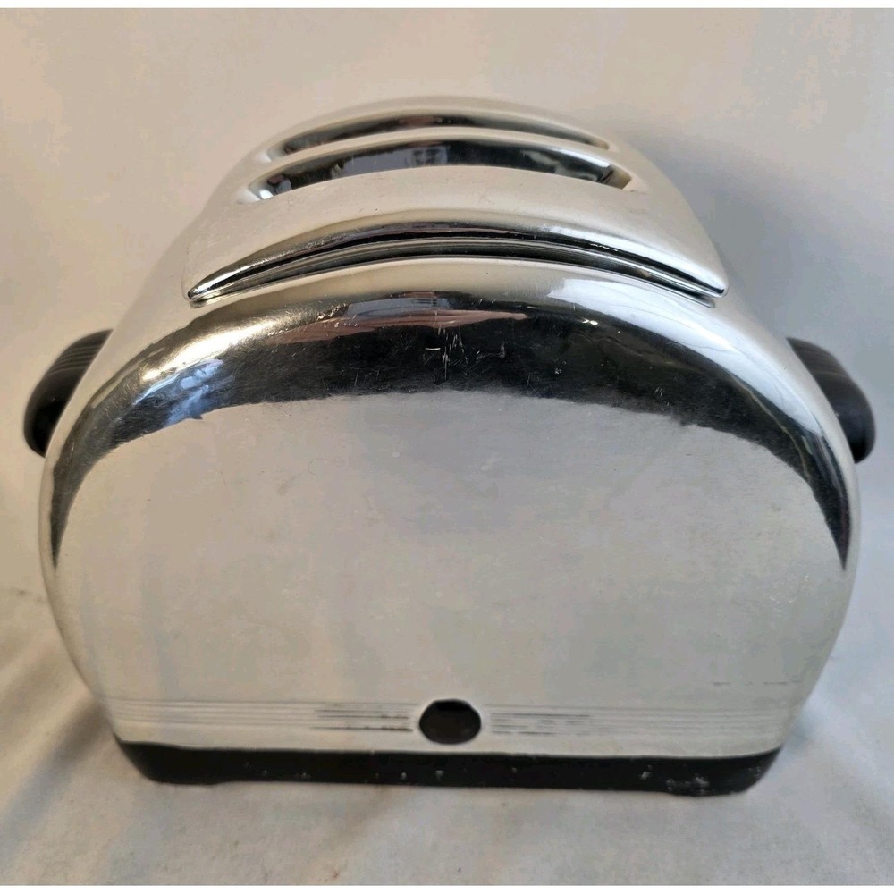 Treasure Craft RARE HTF Art Deco Silver Toaster Cookie Jar. Brave Little Toaster